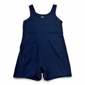 PAC Black Athletic Romper Jumpsuit Size L - Activewear One-Piece